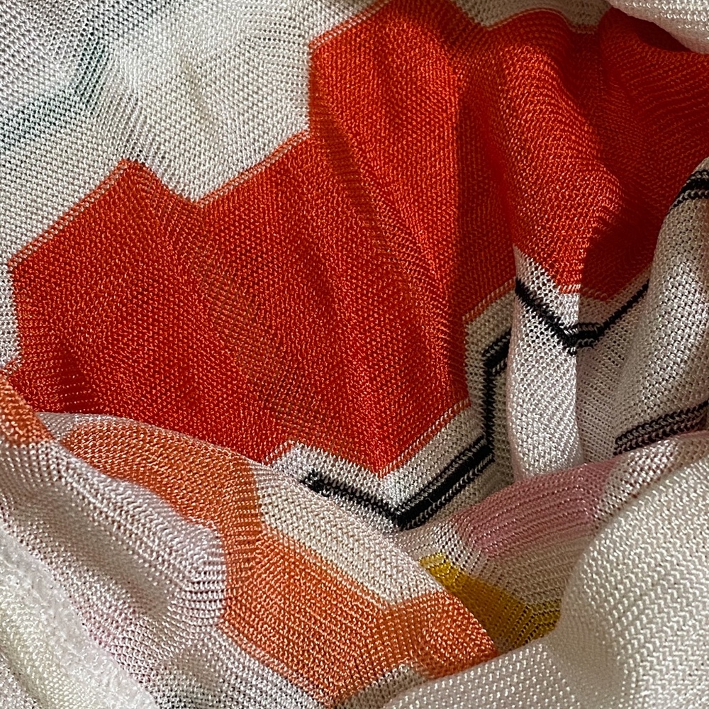 MISSONI Signature RARE Knit Fabric Crossbody Bag15 - Picture 3 of 4